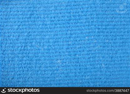 Blue kitchen sponge rubber foam as background texture