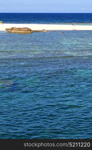 blue lagoon stone in thailand kho tao bay abstract of a water south china sea