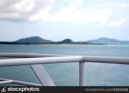 blue lagoon stone in thailand kho tao bay abstract of a water south china sea