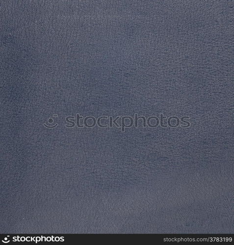 Blue leather texture closeup detailed background.