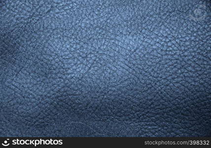 Blue leather texture or background