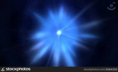 Blue light motion background (seamless loop)