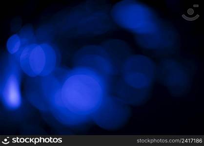 blue light passing through optical fiber