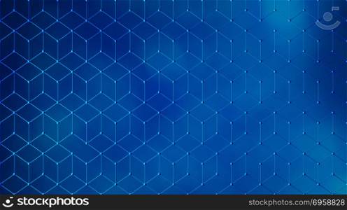 Blue lines background in technology concept, abstract illustrati. Blue lines background in technology concept, abstract illustration. Blue lines background in technology concept, abstract illustration
