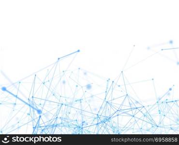 Blue lines background in technology concept, abstract illustrati. Blue lines background in technology concept, abstract illustration. Blue lines background in technology concept, abstract illustration