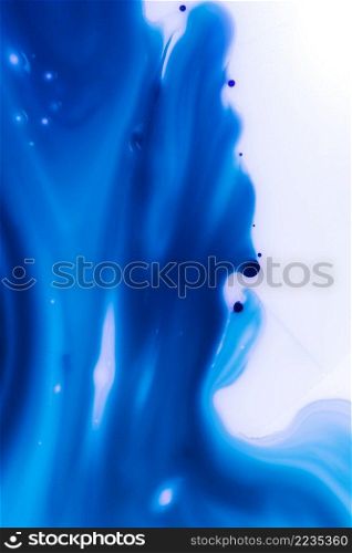 blue liquid leaked slime abstract