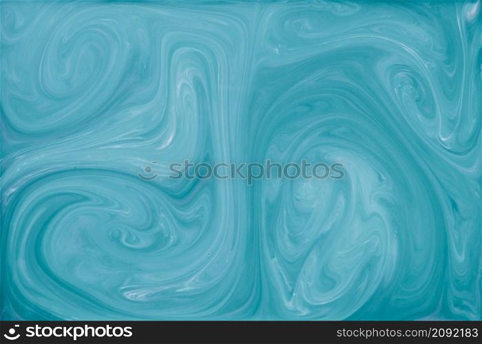 blue liquid marbling paint background