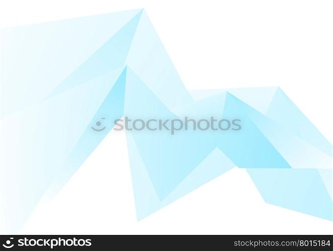 Blue low poly triangles tech background. Blue low poly triangles abstract tech background