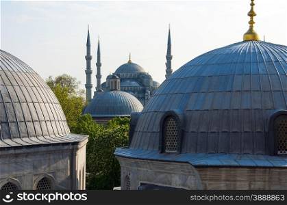 Blue mosque was taken from hagia sophia, Sultanahmed Area, Istanbul, Turkey
