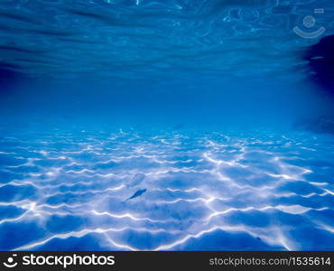 blue ocean underwater background