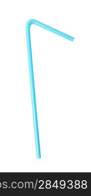 Blue party straw