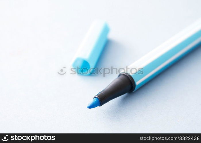 Blue pen