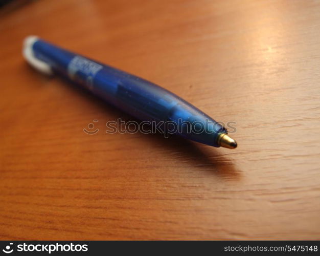 blue pencil