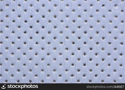 blue perforated leather texture