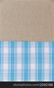 blue plaid pattern textile plain sack cloth