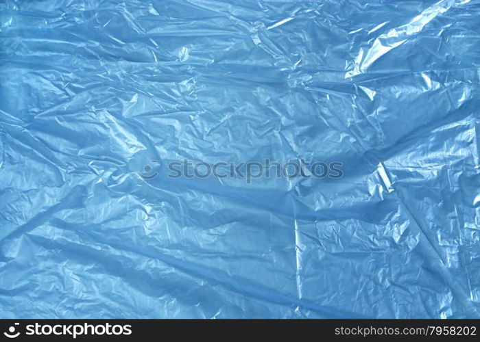 Blue polyethylene texture