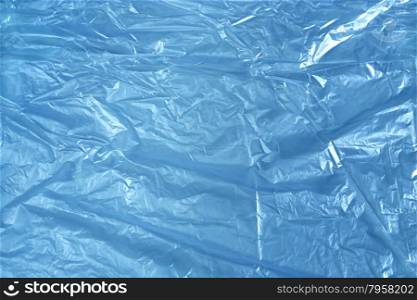 Blue polyethylene texture