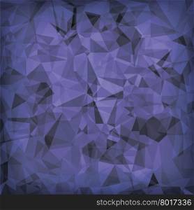 Blue Polygonal Background. Blue Crystal Triangle Pattern. Blue Polygonal Background.