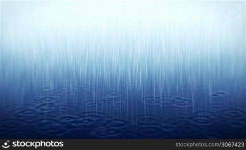 Blue rainfall background