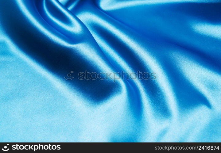 blue satin