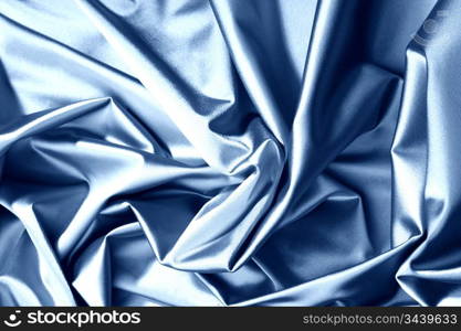 blue satin background closse up