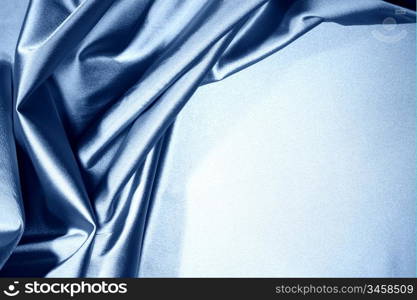 blue satin background closse up