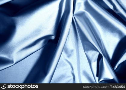 blue satin background closse up