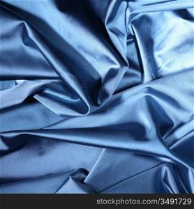 blue satin background closse up