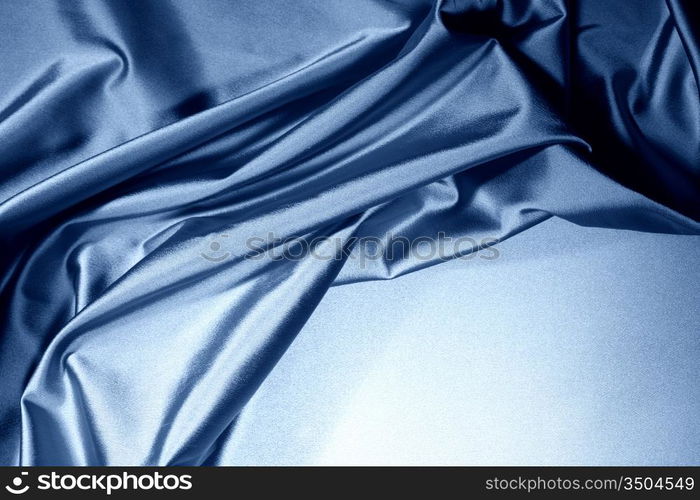 blue satin background closse up