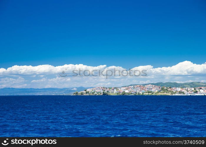 blue sea at the Greece