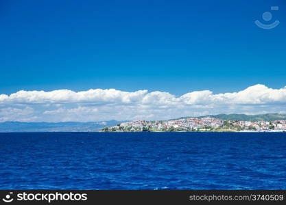 blue sea at the Greece