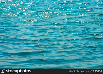 Blue sea water background