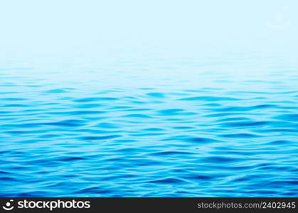 Blue sea water background