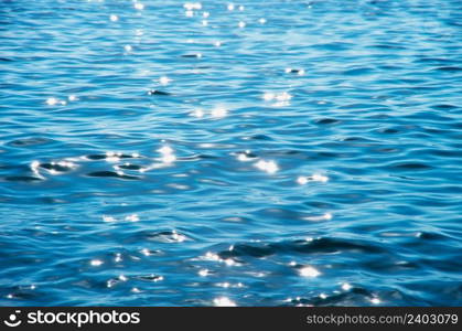 Blue sea water background