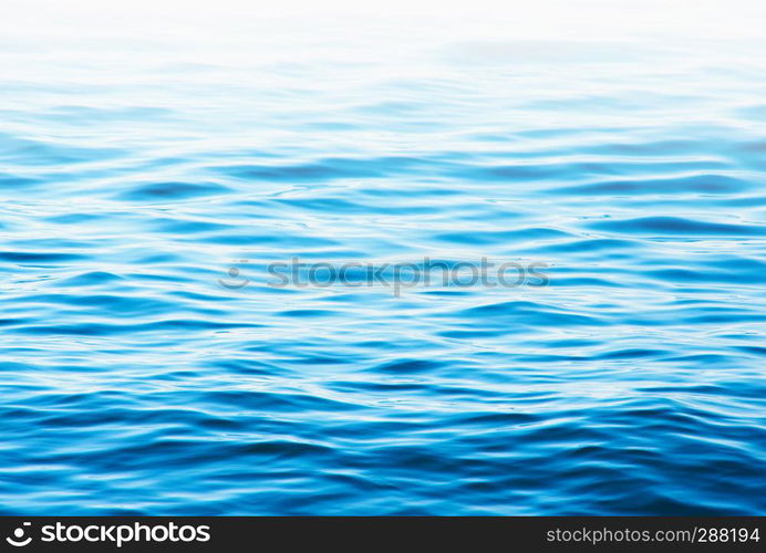 Blue sea water background