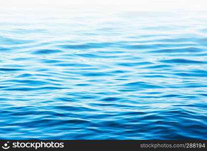 Blue sea water background