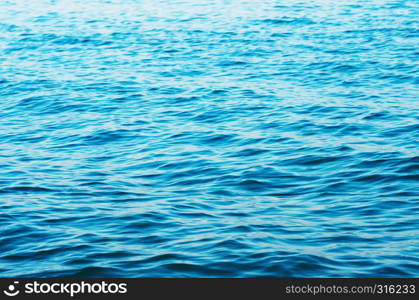 Blue sea water background