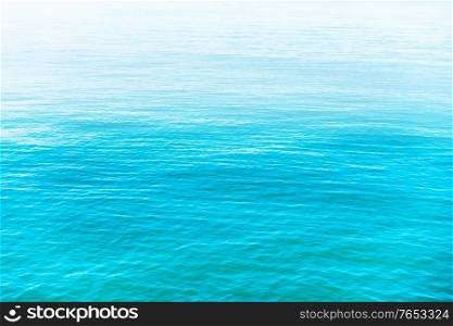 Blue sea water background for nature blue texture