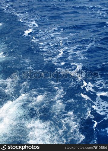 blue sea wave water background