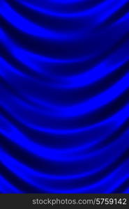 Blue shiny silk texture close up. illustration