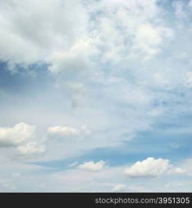 blue sky and beautiful white clouds