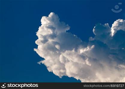 blue sky and cloud for background