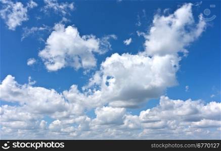 blue sky and clouds