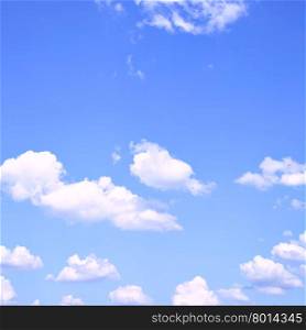 Blue sky and clouds and space for you own text