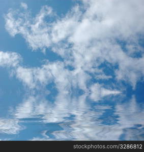 blue sky and clouds background