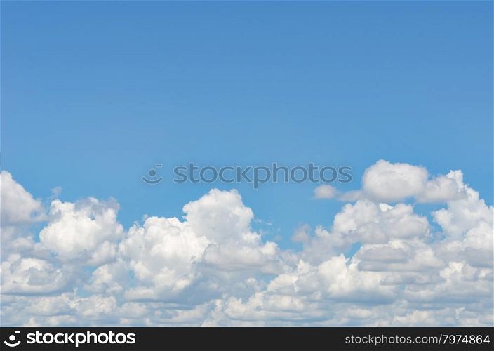 blue sky and clouds. clouds in the blue sky