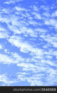 Blue sky and clouds, may be used as background