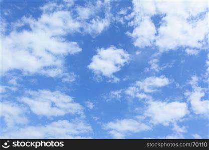Blue sky and clouds - may be used as background