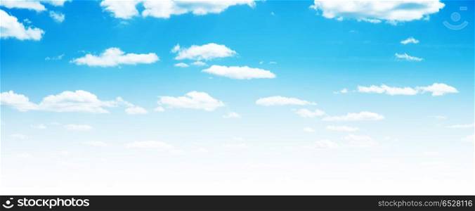 Blue sky and clouds. Summer air background. Blue sky and clouds. Blue sky and clouds
