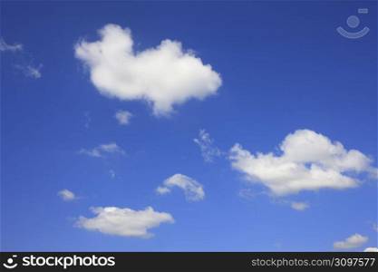 Blue sky and White cloud